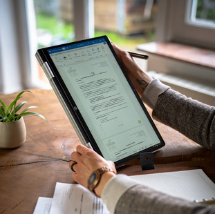 Tablet als Büromaterial
